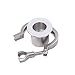 DERNORD 2 Pcs Sanitary Female Threaded Ferrule Pipe Fittings + SUS304 Tri-clamp (Tri-clover Clamp) + FKM Gasket (Female Threaded Pipe Size:1 Inch DN25)