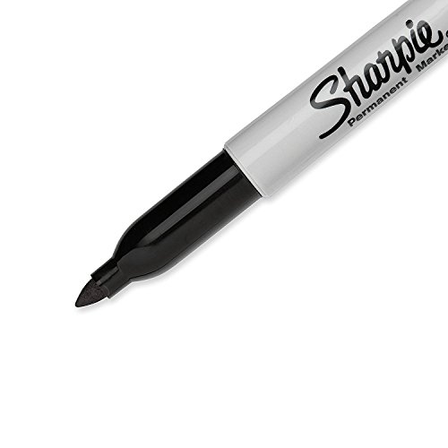 Sharpie 30162PP Fine Point Permanent Markers, Black, Permanent Ink, Ink