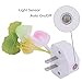 Night-Light Sensor Plug-in LED Light,Turn on /Off Dusk to Dawn,7-Color Changing Wall Lighting, 1 Pack