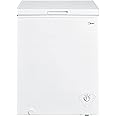 Midea MRC050S0AWW Chest Freezer, 5.0 Cubic Feet, White