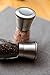 Original SpiceCrafts Glass Stainless Steel Dual Salt and Pepper Grinder Mill Set