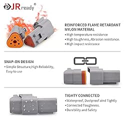 JRready ST6327-3 3 Pin Deutsch DT Gray