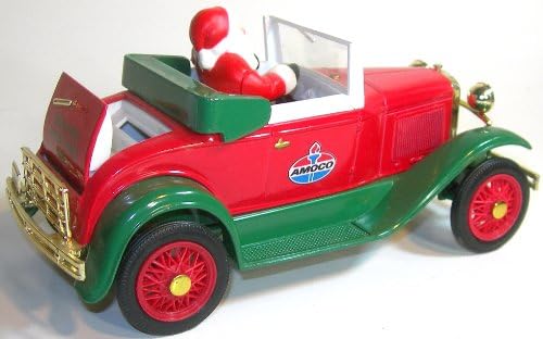 Collectible Liberty Classics Amoco Ford Model “A” Locking Coin Bank – Santa's Roadster 1992