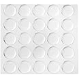 Beadaholique 100-Piece Epoxy Stickers for Bottle Cap Pendants, 1-Inch, Clear