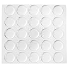Beadaholique 50-Piece Epoxy Stickers for Bottle Cap Pendants, 1-Inch, Clear