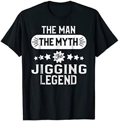 Funny Fishing T-shirt for Men Jigging Lure Fisherman Gift