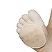 Toe Socks for Women No Show,Ball of Foot Cushons with Toe Sleeve Relief Pain Blister for Boots High Heel Sneaker Sandals (2 Pair Beige)