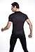 Red Plume Men's Compression Shirt, Fitness Sports Skull T-shirt Short Sleeve (L)