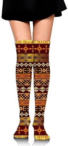 Native American Ladies Colorful Over Knee Thigh Socks High Knee Socks