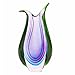 Luxury Lane Hand Blown Galaxy Sommerso Art Glass Vase for Decor 11 inch Tall Centerpiece Table Decoration