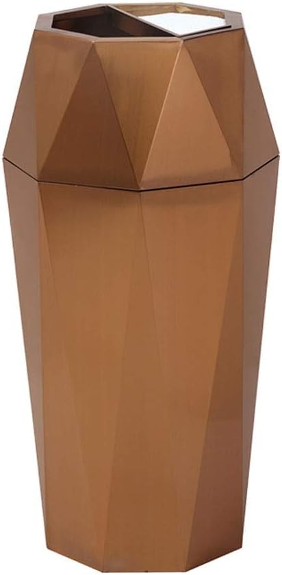 jiji Bote de Basura Bote de Basura de Acero Inoxidable Bote de Basura