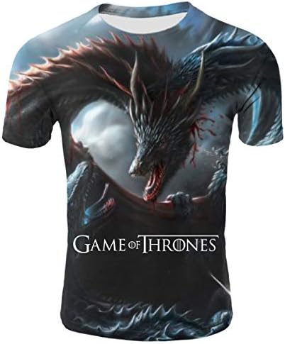 Game of Throne's Season 8 Womens Mens Youth Unisex 3D Printed Short Sleeves T Shirts