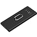 WATACHE Galaxy Note 8 Case, Ultra Slim Thin Flexible TPU Shockproof Protective Cover Case with Magnetic 360 Degree Rotating Ring Holder for Samsung Galaxy Note 8 (Black)