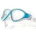 HiCool Pro Swimming Goggle Mask with Anti-Fog and UV Protection Mirrored lenses for Adult Man and Woman (Blue/Clear)