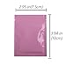 100 Durable Double-Sided Metallic Foil Mylar Flat QuickQlick Zipper Seal Bag 7.5x10cm (3x4