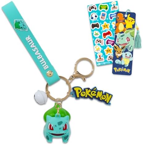 Nintendo Pikachu Keychain Bundle ~ Deluxe Silicone 3D Character