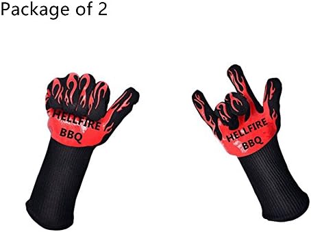 BBQ Grilling Gloves - Professional Barbecue Tools, for Cooking,Baking (2)