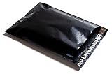 100 10x13 Black Poly Mailers Shipping Bags Boutique Couture Plastic Envelopes