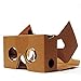I Am Cardboard VR Box | The Best Google Cardboard Virtual Reality Viewer for iPhone and Android | Google Cardboard v2 Headset Inspired | Small and Unique Travel Gift Under 20 Dollars (Brown)