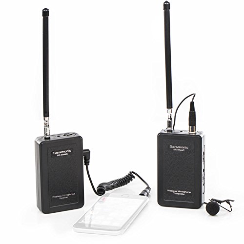 Saramonic SR-WM4C Wireless Lavalier Microphone System for IOS Smartphone iPhone 7 7 plus 6 6s iPad and DSLR Cameras Camcorder Canon 6D 600D 5D2 5D3 Nikon D800 Sony DV