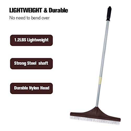 Winslow&Ross Artificial Turf Rake Grass Broom with Adjustable Steel