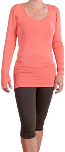 Hold Your Haunches "As Seen on Shark Tank" Women's Tangerine Long Sleeve Tops-One Size Fits Most