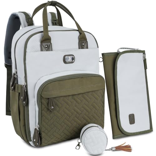 Dikaslon Diaper Bag Backpack with Changing Pad