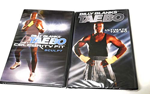 = Billy Blanks TAEBO Total Body Workout Bundle Two DVD Set