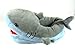 OliaDesign Plush Children's Shark Slippers, One Size for 4 Year+