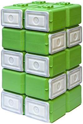 WaterBrick FoodBrick Stackable BPA Free Food Storage Container (Pack of 10)