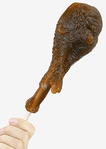 Giant gummy turkey leg lollipop (on a stick) 1/2lb- che…