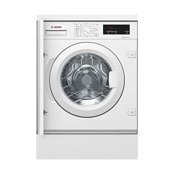 Bosch WIW28301GB Serie 6 Built-in Washing Machine with EcoSilence Drive, ActiveWater Plus & Reload Function, 8 kg…