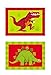 Crocodile Creek 24-pc Two-sided puzzle/Dinosaurs