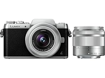 Panasonic Lumix GF7+ 12-32 & 35-100mm schwarz/silb