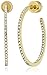 Michael Kors Small Pave Hoop Earrings