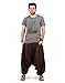 Mens Boho Hippe Baggy Cotton Handmade Wide Leg Harem Pants - Drop Pockets Style