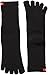 Injinji 2.0 Men's Sport Crew Toesocks, Black, Medium