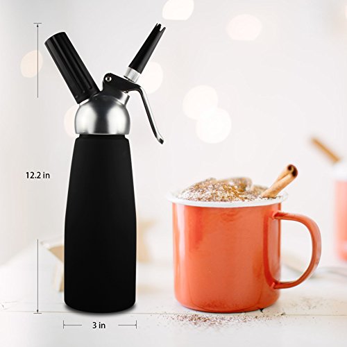 image for Sivaphe Cream Whipper Gourmet Whip Culinary Aluminum Threads Whipped C