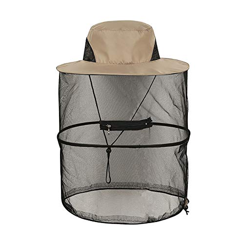 Netz-mesh-Schutz Sonnenhut Angelmütze Männer Frauen Sommer Atmungsaktiv Fischerhut D 1 Pc