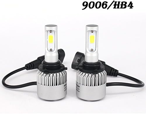 AOSI 9006 HB4 Led Headlight Bulb Conversion kit - All Bulb Sizes - 72W 8000LM 6500k Cool White Auto Bridge Lux Chip For Cars Replaces Halogen &amp; HID Bulbs