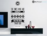 Steve Jobs Inspirational Business Quote Wall Decal 