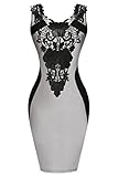 Zeagoo Women's Summer Sexy Stretch Ruched Sundress Fold Bodycon Midi Tank Dress,Gray,Small