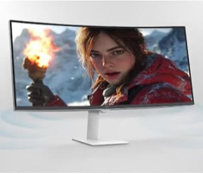Smart Monitor 34U601SA-W 34 Zoll Curved VA Panel QHD Auflösung (3440 x 1440), 5ms GtG 100Hz, HDR 10, sRGB 99% (CIE1931), neigbar