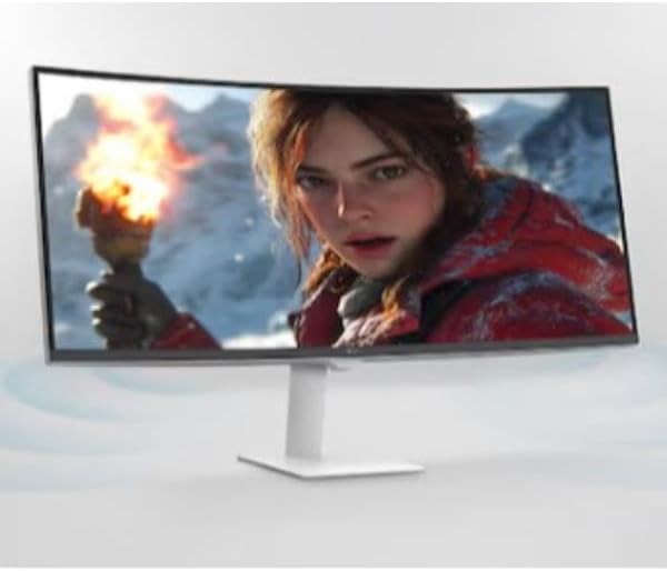 Smart Monitor 34U601SA-W 34 Zoll Curved VA Panel QHD Auflösung (3440 x 1440), 5ms GtG 100Hz, HDR 10, sRGB 99% (CIE1931), neigbar