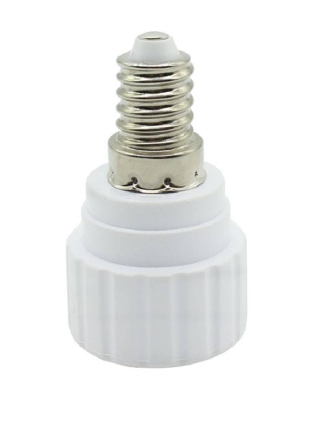 1 x Lamp Socket Adapter Converter Socket Adapter for Socket E14 E27 GU10 B22 for LED Halogen and Energy Saving Bulbs (E14 to GU10)