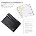 JUNDUN Expanding File Folder Accordion Document Organizer Fireproof and Waterproof Document Bag with A4 Size 13 Pockets Zipper Closure Non-Itchy Silicone Coated Portable Filing Pouch (14.4