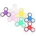Midafon 7 Packs LED Fidget Spinner Light Up Figit Spinner Glow in The Dark Hand Spinner Focusing Toys Steel Bearing Stress Reducer For ADD, ADHD, Anxiety Adult Children