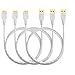 Getwow(TM) Samsung Galaxy S5 / Note 3 Ultra Long 1.5M / 5-Foot Superspeed Micro USB 3.0 Charge and Data Sync Cord (3-Pack 5ft / 1.5m)