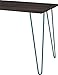Ameriwood Home Owen Retro Desk, Espresso/Teal