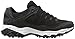 Skechers Sport Men's Afterburn Memory Foam Lace-Up Sneaker, Black/Royal, 8.5 4E US
